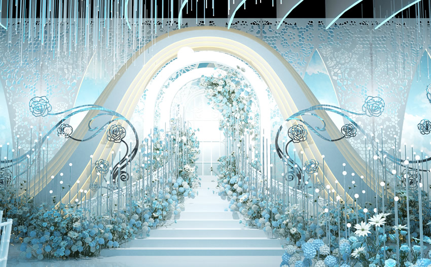 礼泉釡香烙馍村水晶厅效果展示